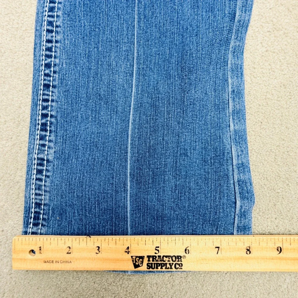 Wired Heart Womens Bootcut Jeans Size 30 Medium Wash Blue Denim Stretch RN139056